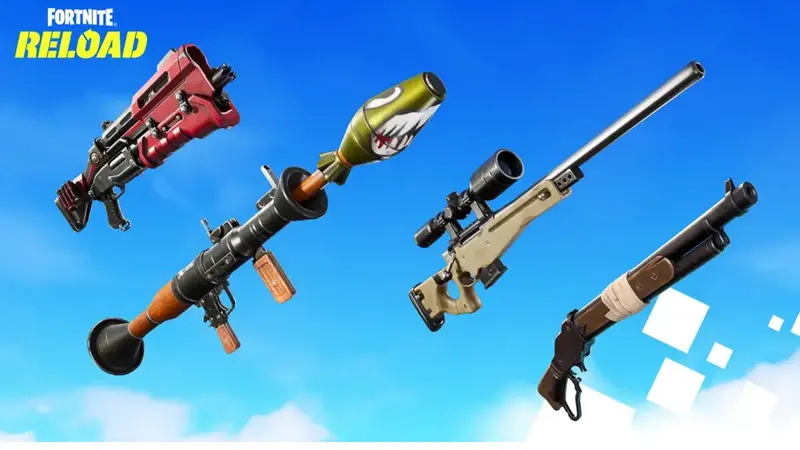 Fortnite Reload displays unvaulted weapons