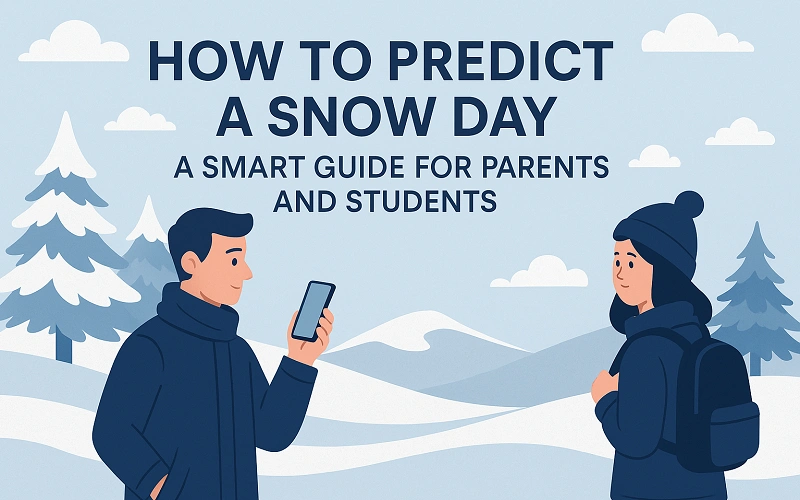 How to predict a snow day? guide for studenst and teachers