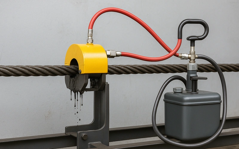 Wire Rope Lubrication Systems Improve Safety
