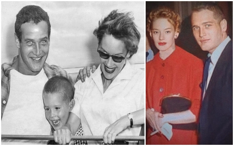 Newman First Wife Jackie Witte with kid
