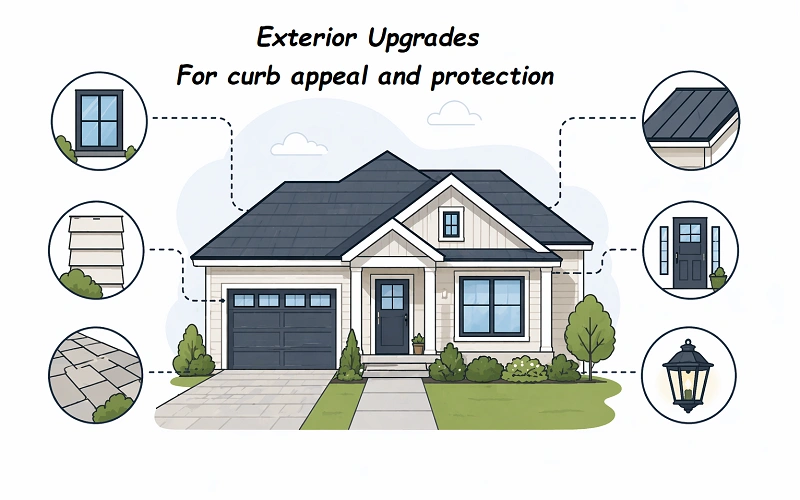 exterior upgrades for curb appeal and protection